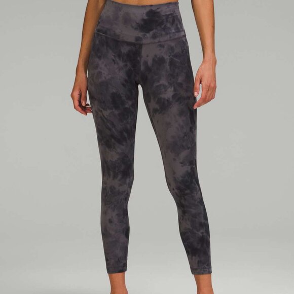 Lululemon Align High-Rise Pant 25" Diamond Dye Pitch Grey Size 2 - Picture 1 of 6